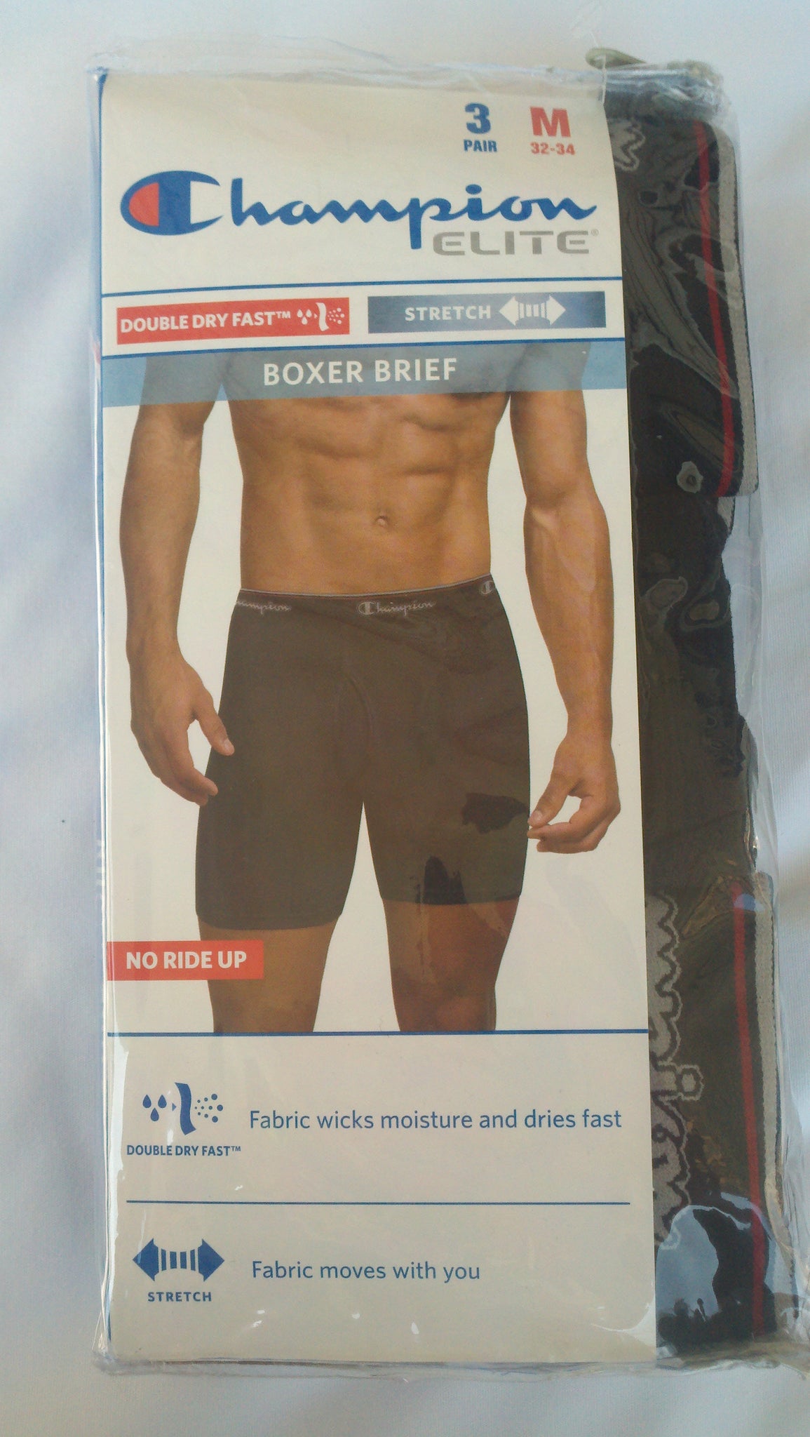 Champion Boxer Briefs Small 28-30 3-Pairs Men's Underwear Cotton